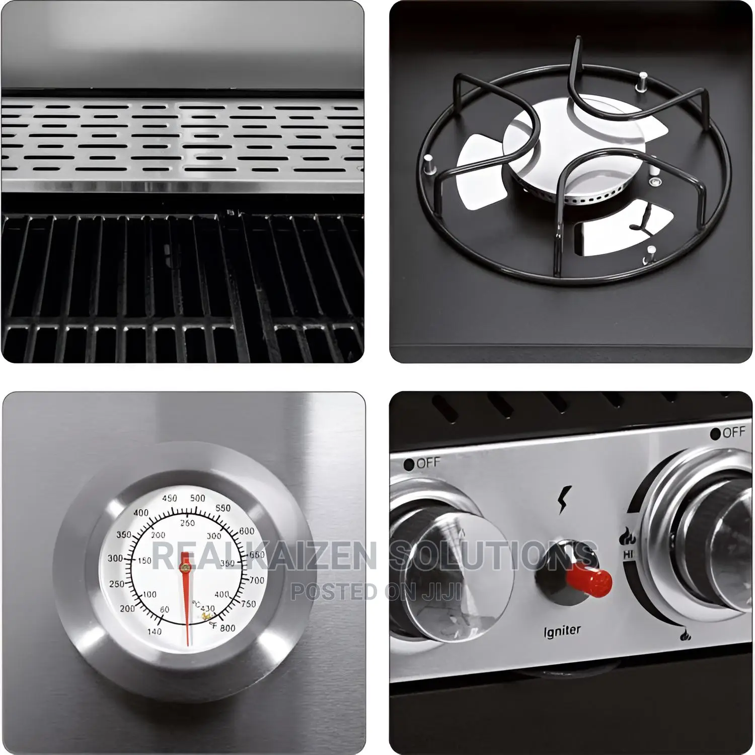 YATO 6+1 Freestanding Stainless Steel Gas Grill