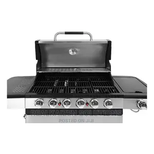 YATO 6+1 Freestanding Stainless Steel Gas Grill