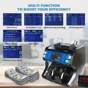 NIGACHI 10mix UV| MG| IR| 2 CIS| Money Bill Counting Machine