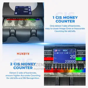 NIGACHI 10mix UV| MG| IR| 2 CIS| Money Bill Counting Machine