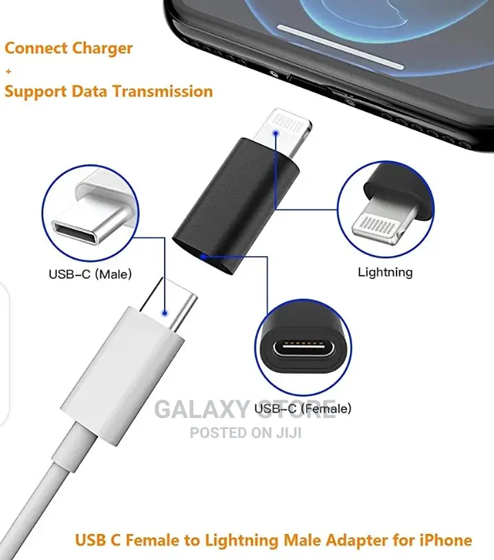 Usb-C to Lightning Cable Adapter, Type-C to Pd for iPhone