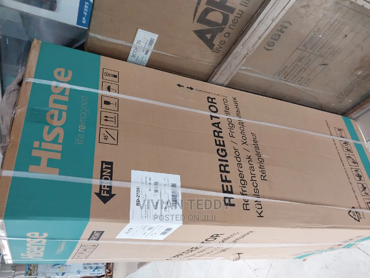 270 Litres Hisense Fridge Double Door
