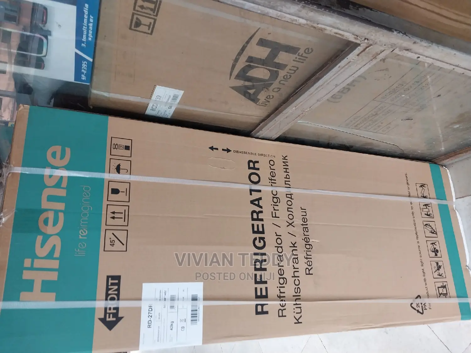 270 Litres Hisense Fridge Double Door