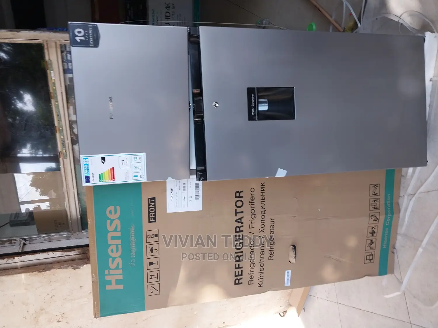270 Litres Hisense Fridge Double Door
