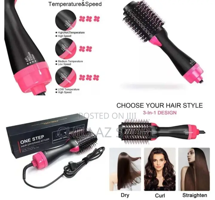 3in1 Electric Hair Straightener and Comb.