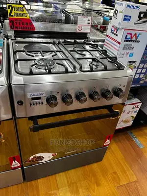 Blueflame 3gas + 1electric 60*60 Cooker - Silver