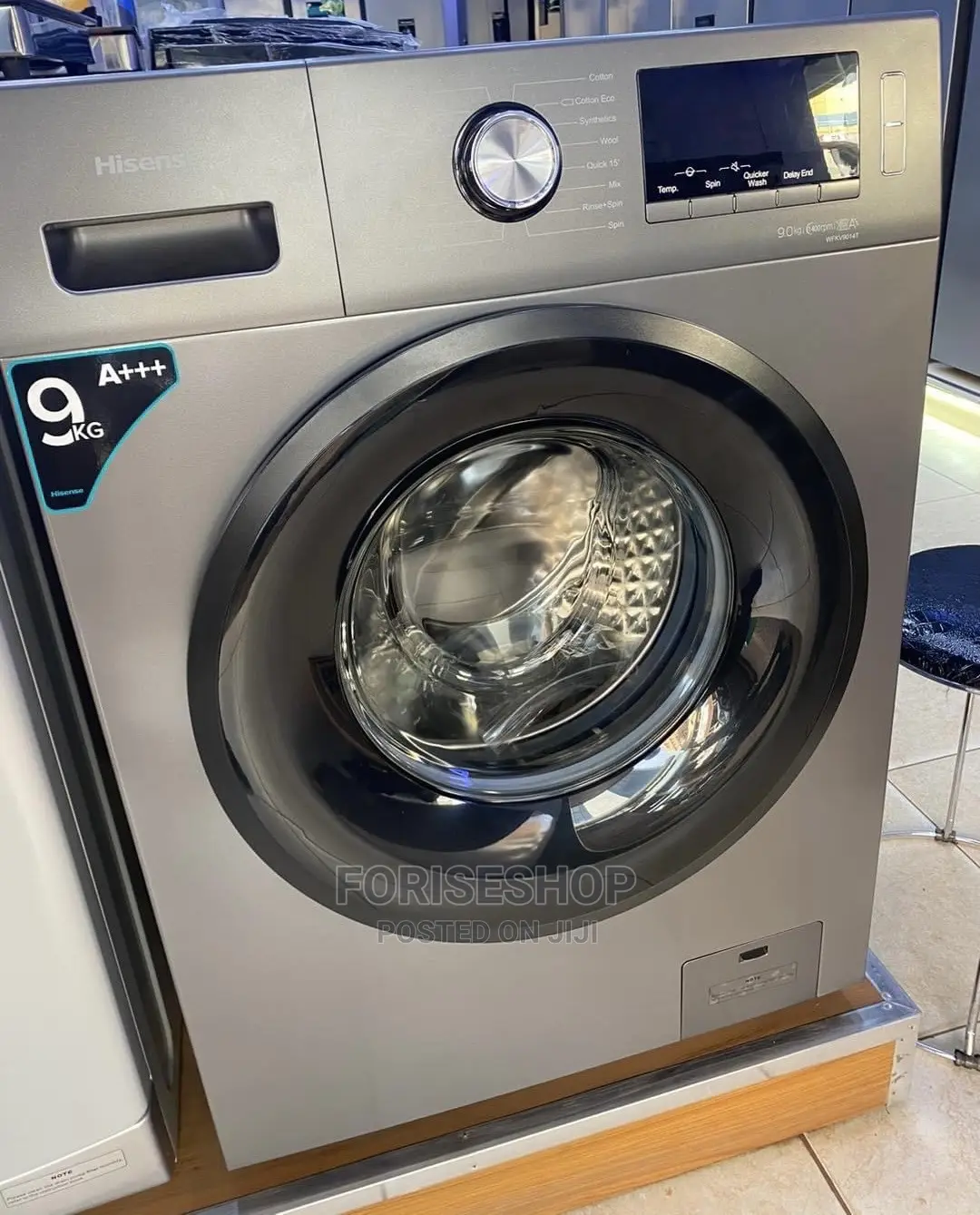 9kg Hisense Front Loader Washing Machine