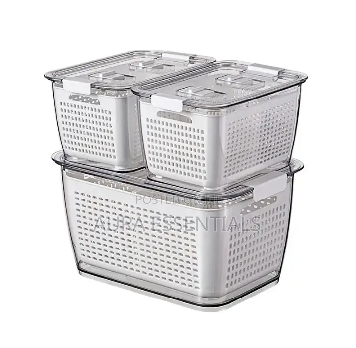 2.72 Refrigerator Organiser Bin Storage Container