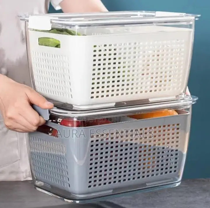 2.72 Refrigerator Organiser Bin Storage Container