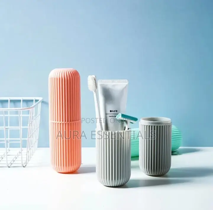 Travel Toothpaste and Toothbrush Holder