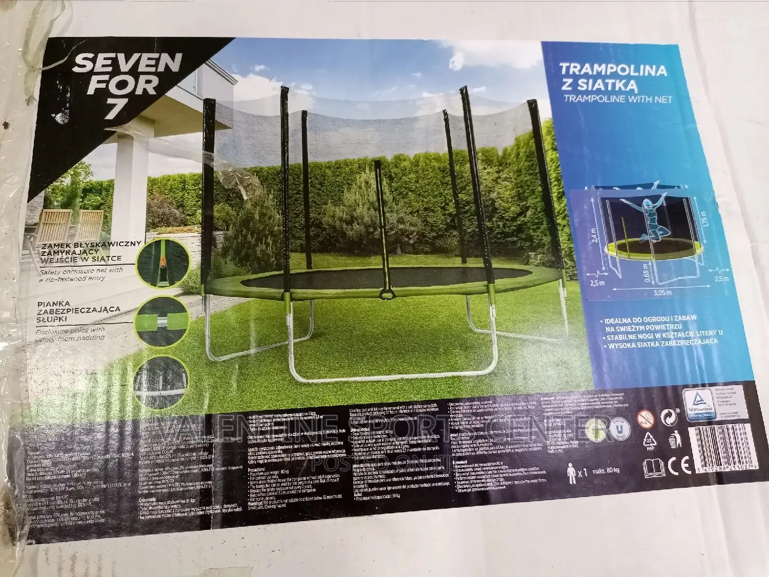 TRAMPOLINA Z SIATKA With Net Full Set Original