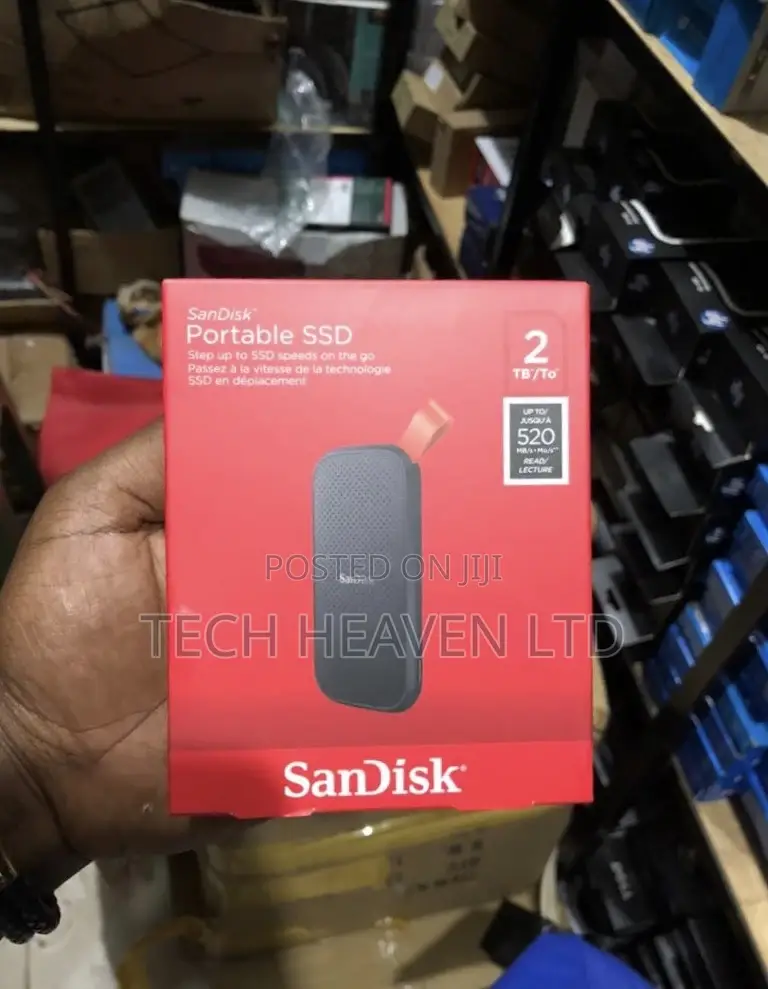 2tb Sandisk Portable SSD - Waterproof