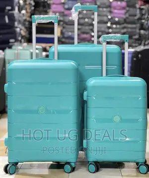 Waterproof Travel Suitcases- Light Blue