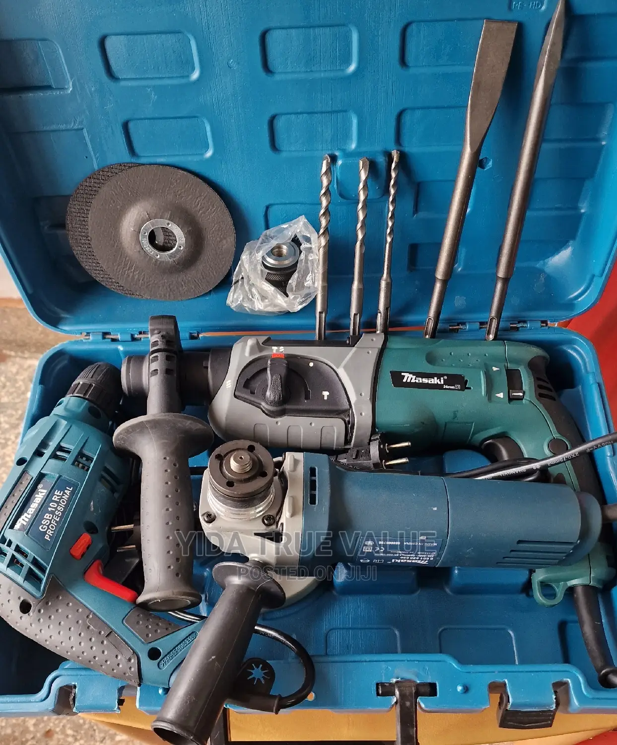 Grinder and Drill Set
