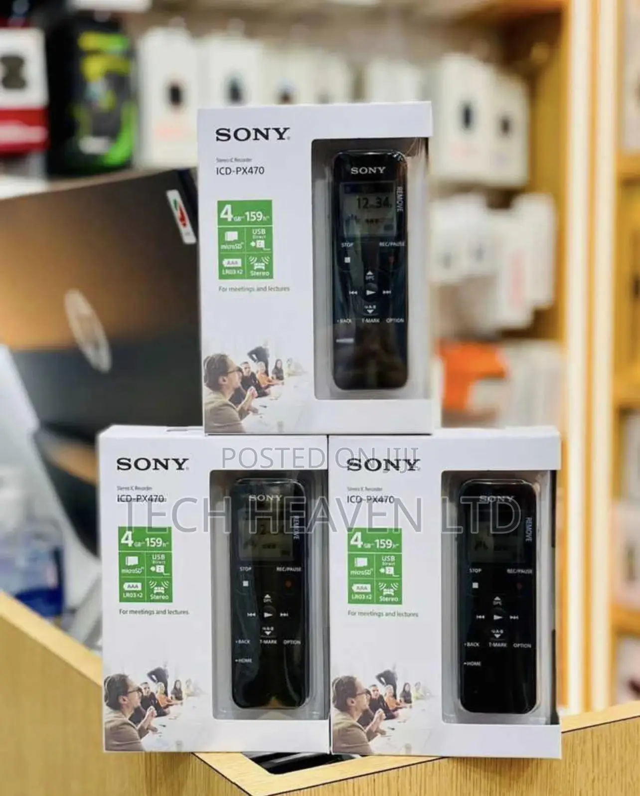 Sony Digital Voice Recorder With Built-in USB