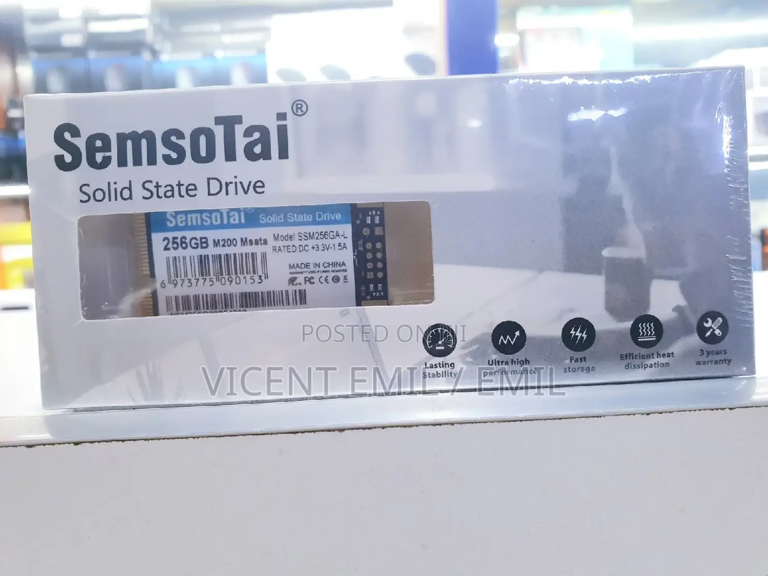 SSD Msata Short 256GB 10