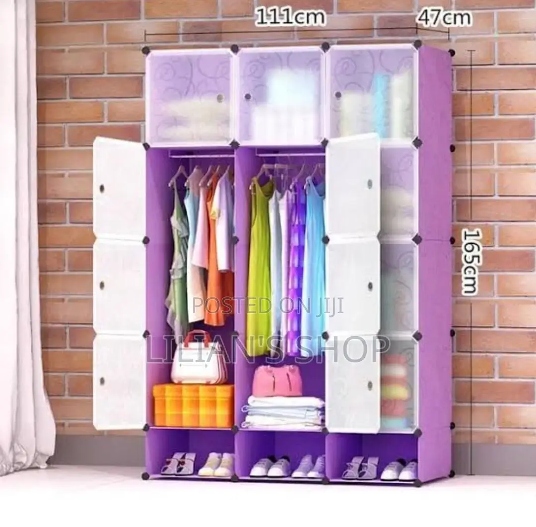 Beautiful Plastic Closet With Shoe Rack