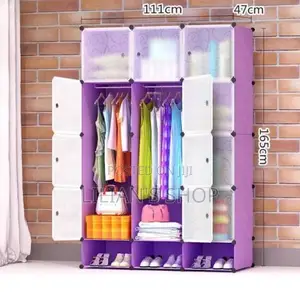 Beautiful Plastic Closet With Shoe Rack