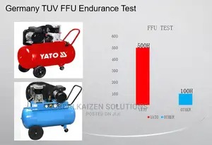 YATO 50 Litres Traditional Lubricated Air Compressor 1500W