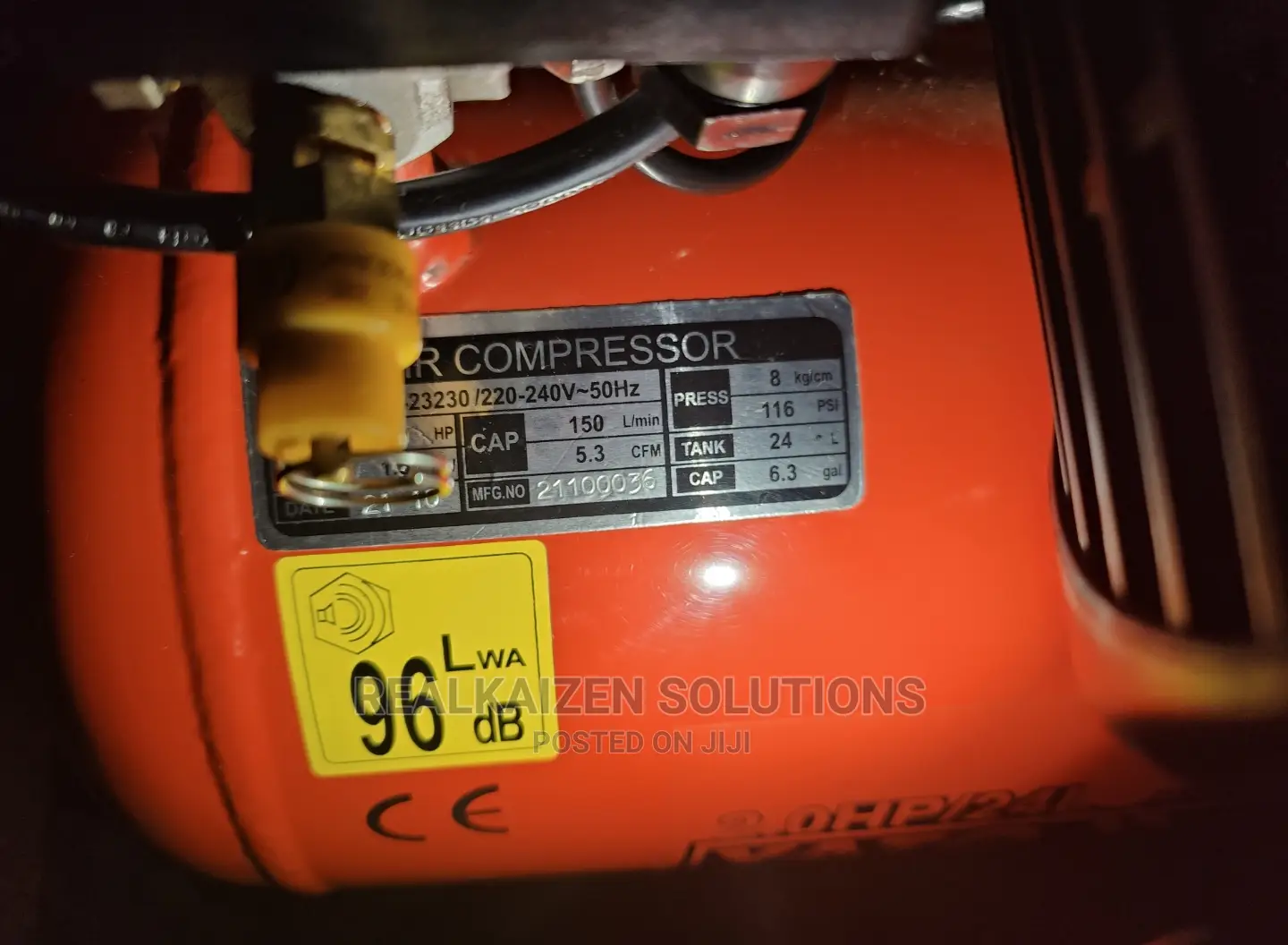 YATO 24L Traditional Lubricated Air Compressor 1.5kw | 2HP