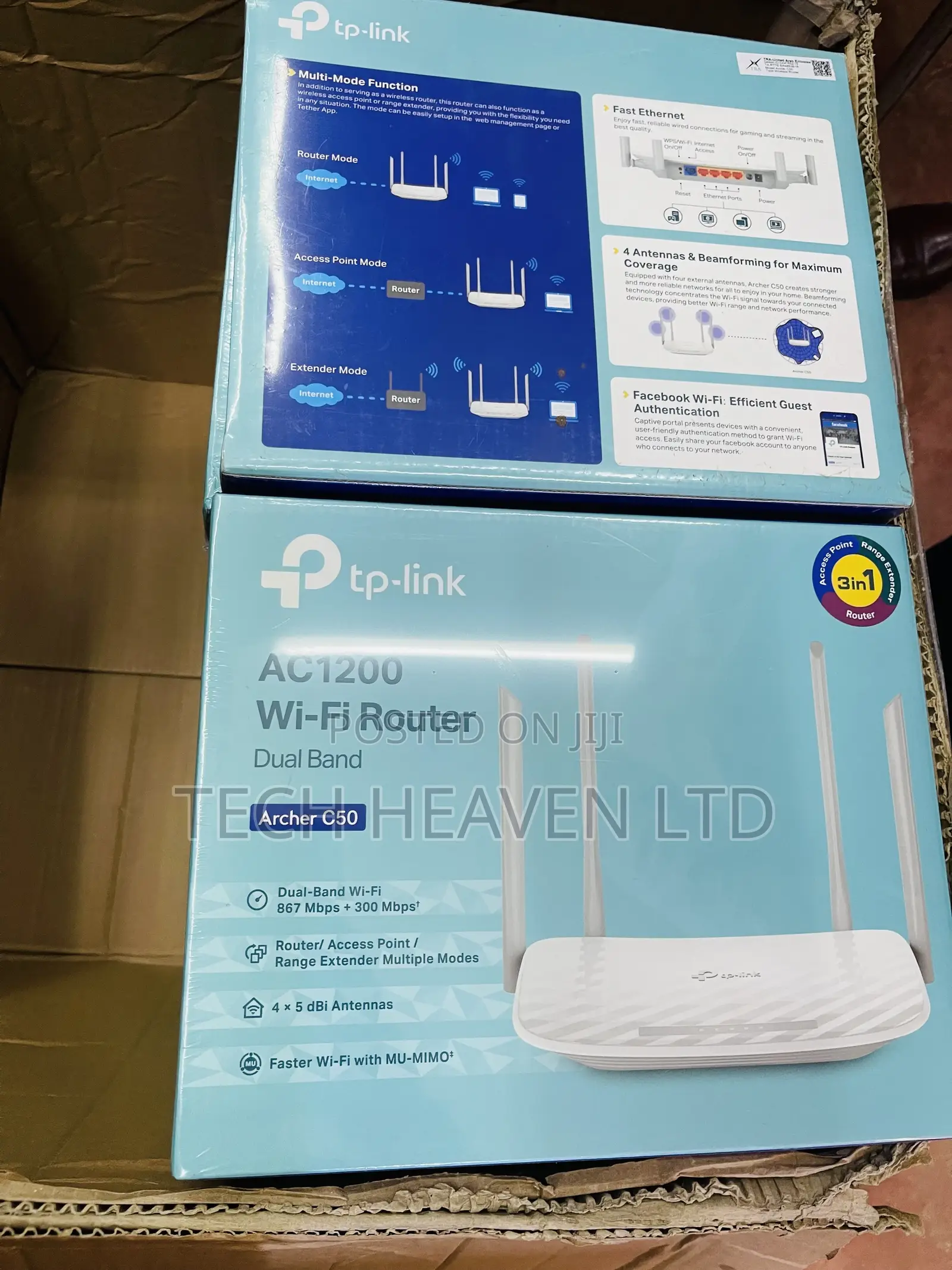 TPLINK AC1200 Wi-Fi Router Dual Band Access Point