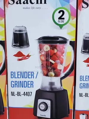 Saachi 2in One Blender Grinder 500w