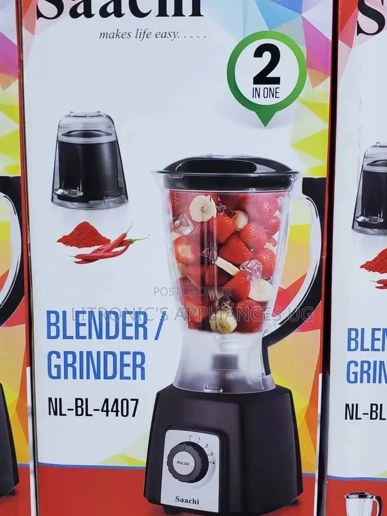 Saachi 2in One Blender Grinder 500w