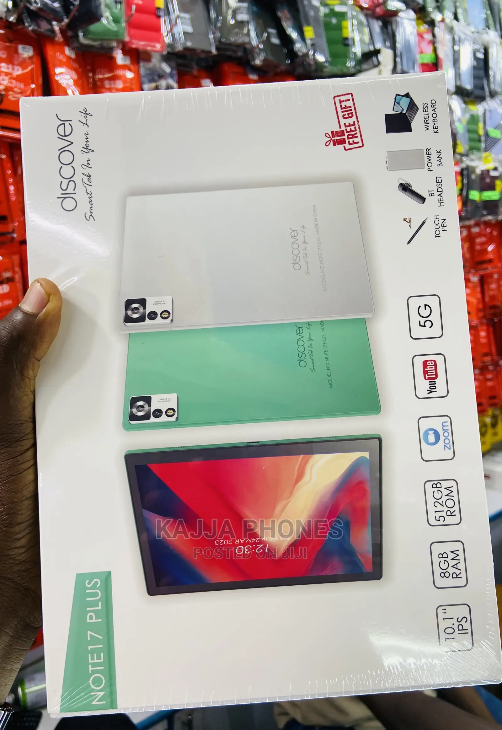 New Discover Note 17 Plus 512 GB Black