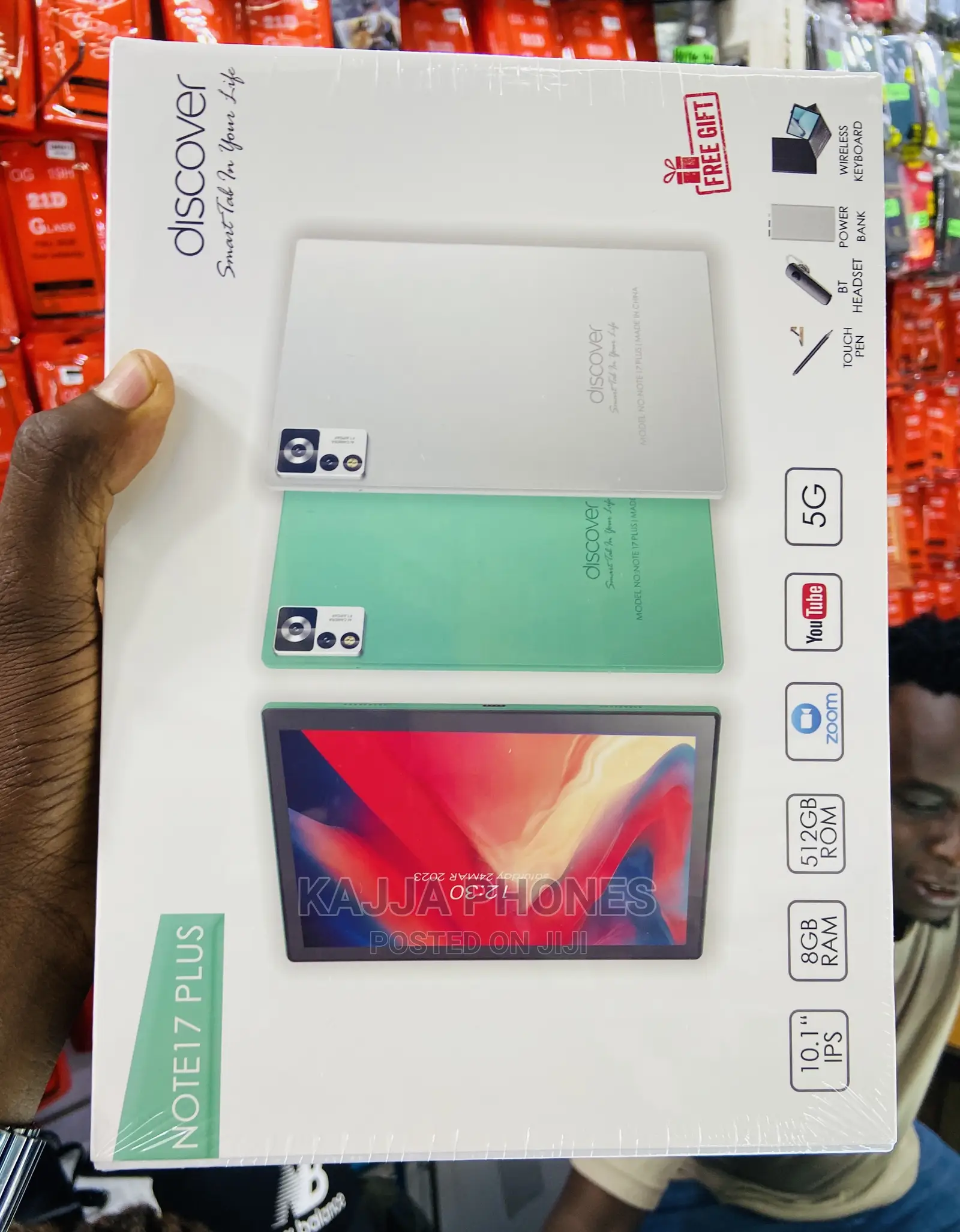New Discover Note 17 Plus 512 GB Black