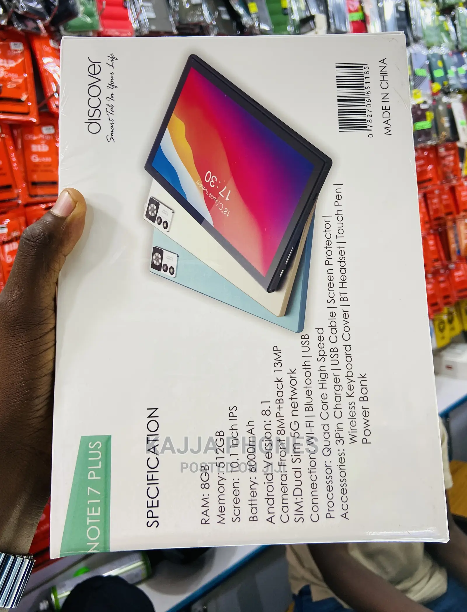 New Discover Note 17 Plus 512 GB Black
