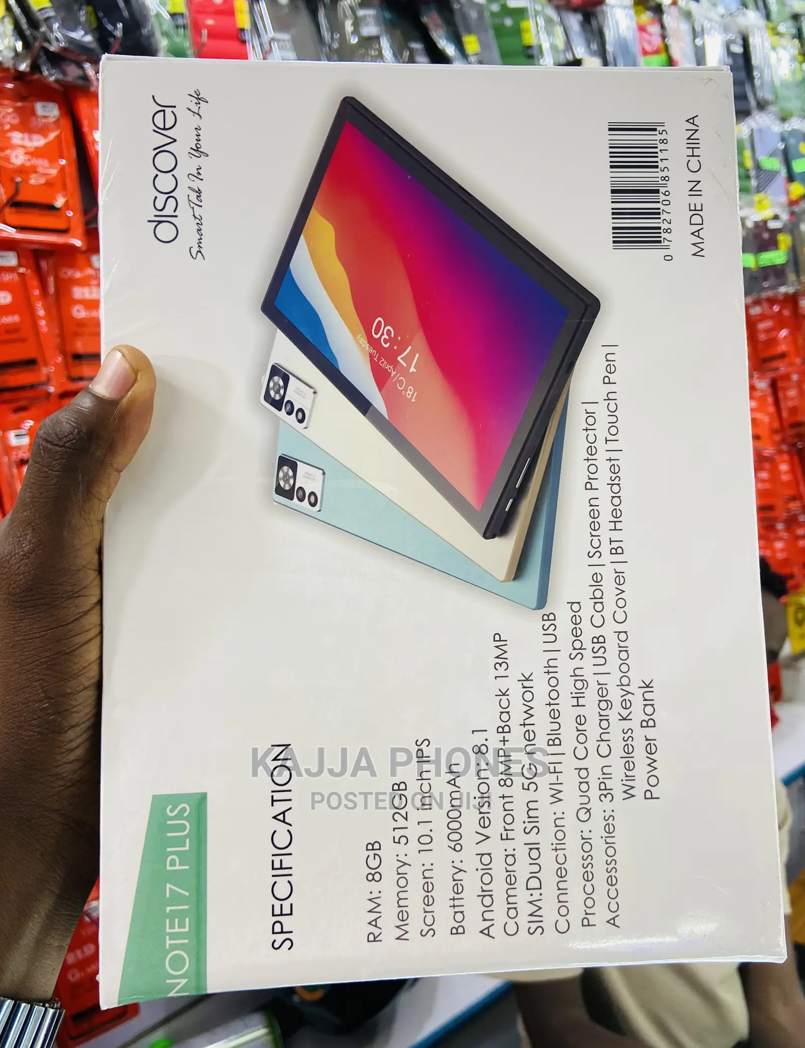 New Discover Note 17 Plus 512 GB Black