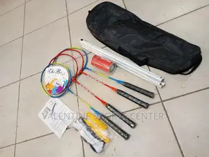 Set of Badminton Racket Four Player Original Materials