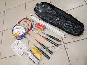 Set of Badminton Racket Four Player Original Materials