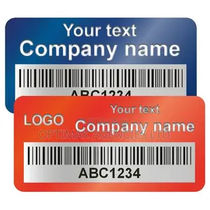 Durable Aluminum Asset Tags and Aluminum Bar Code Labels
