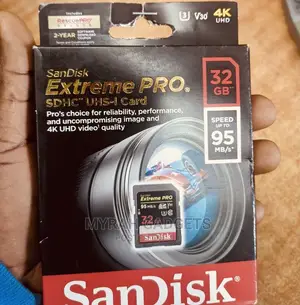 32gb Sandisk Extreme PRO Uhd Video Memory Card
