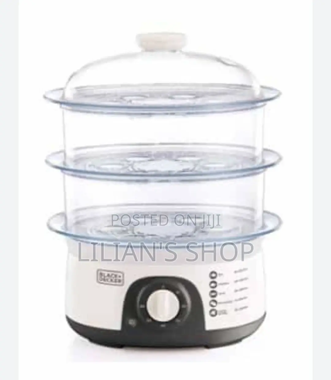 Black+Decker 3 Tier Food Steamer