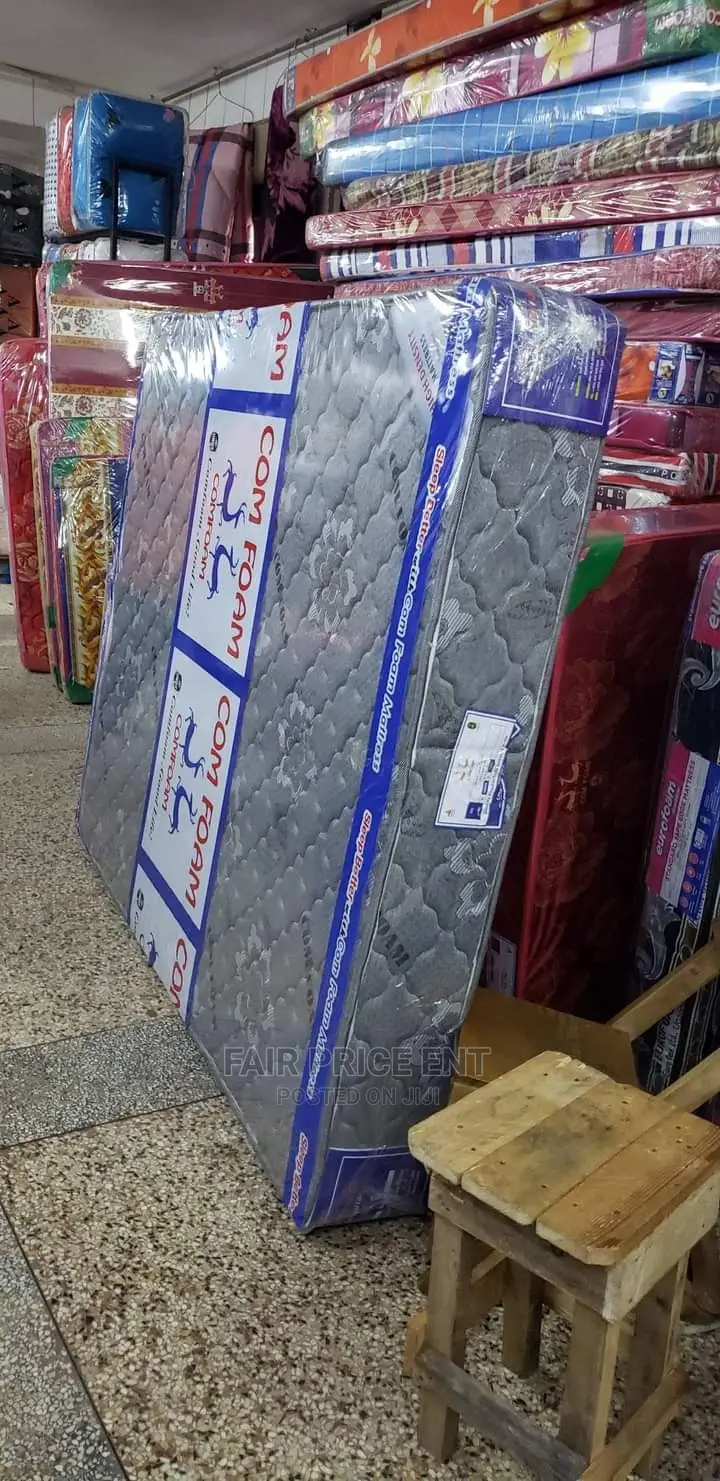 Premium High Density Mattress.6x6x8inches.( Gray)