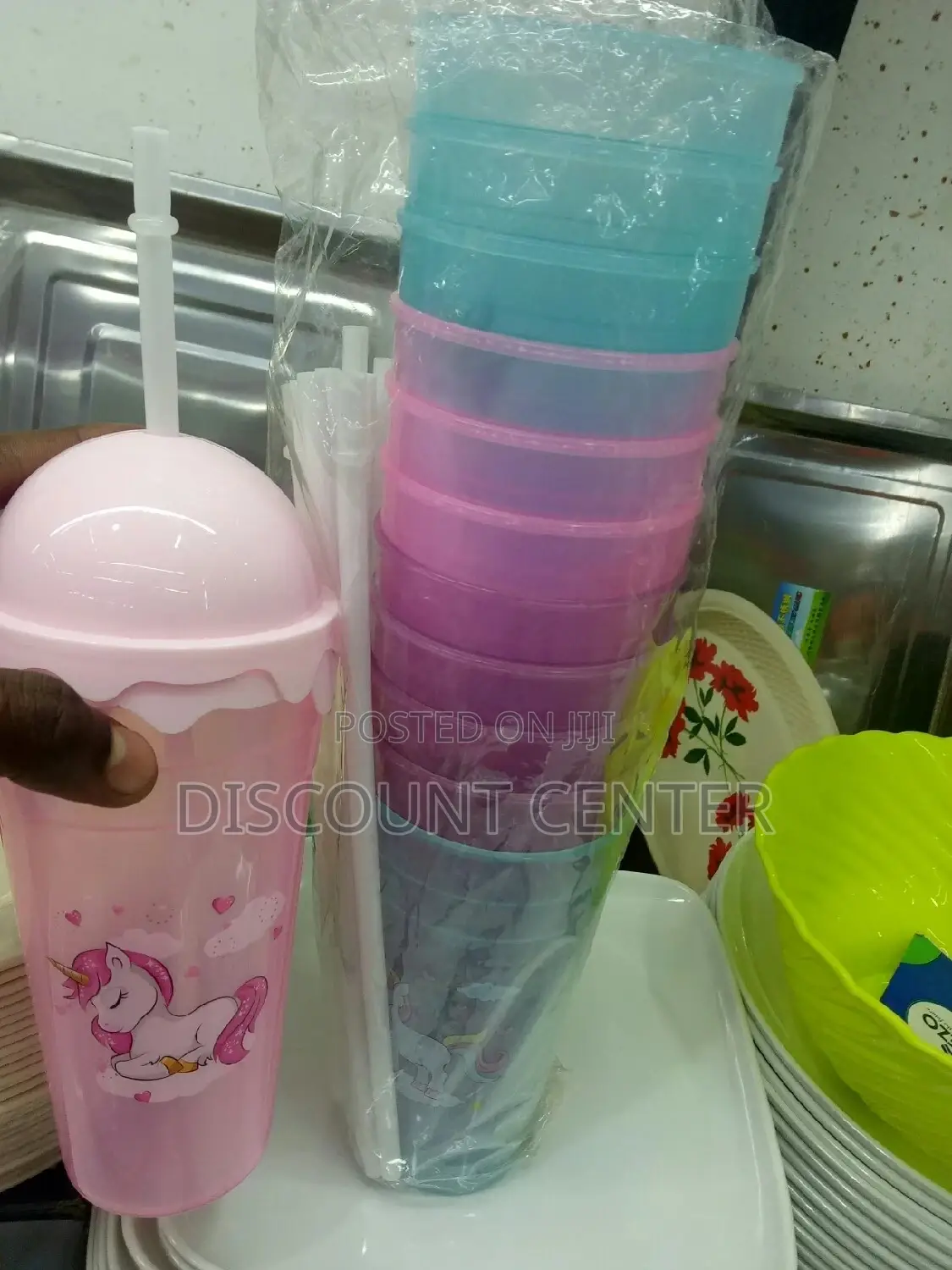 Plastic Juice Glasses With Cover