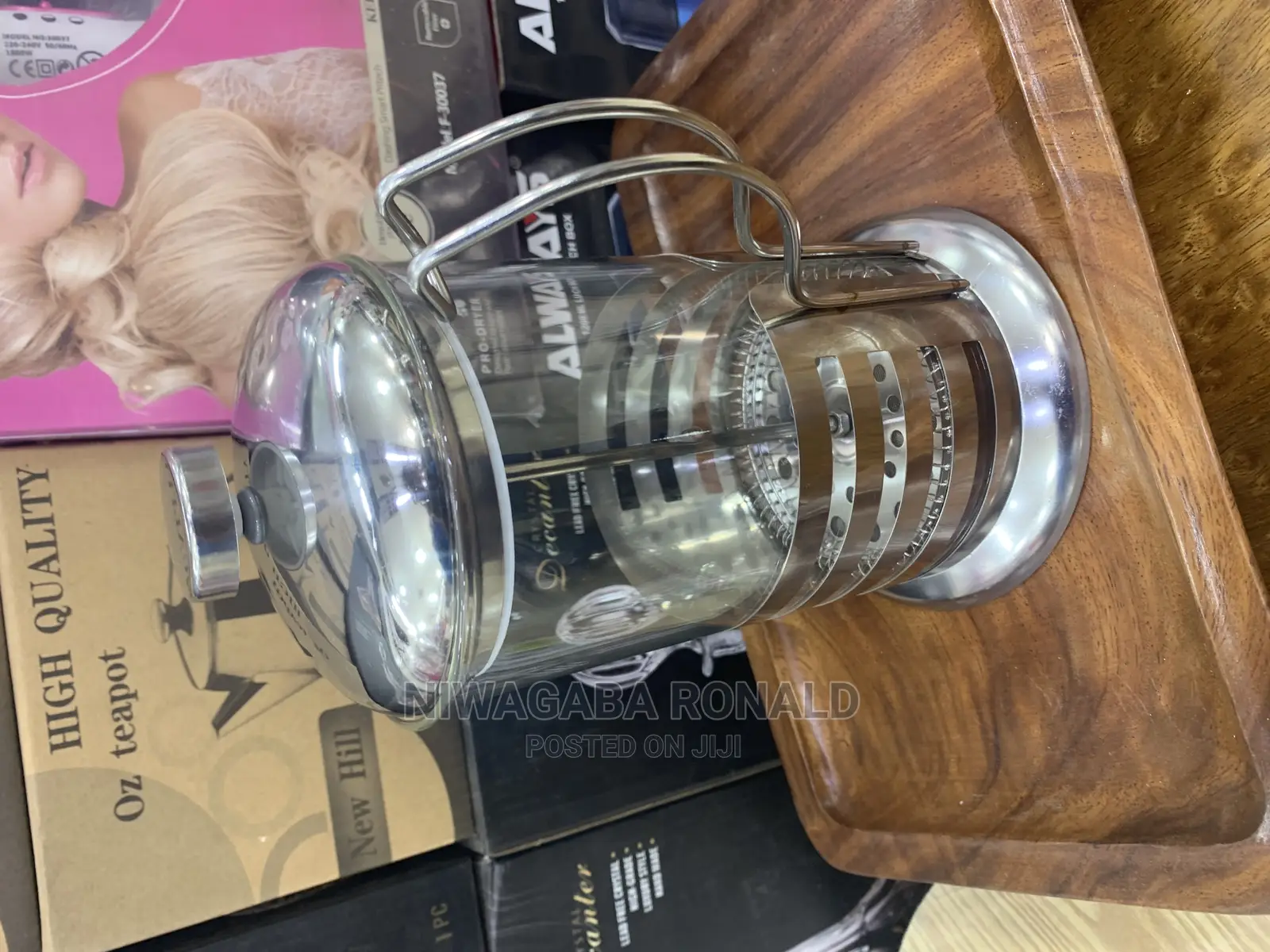 Stainless Steel Glass Coffee Plunger