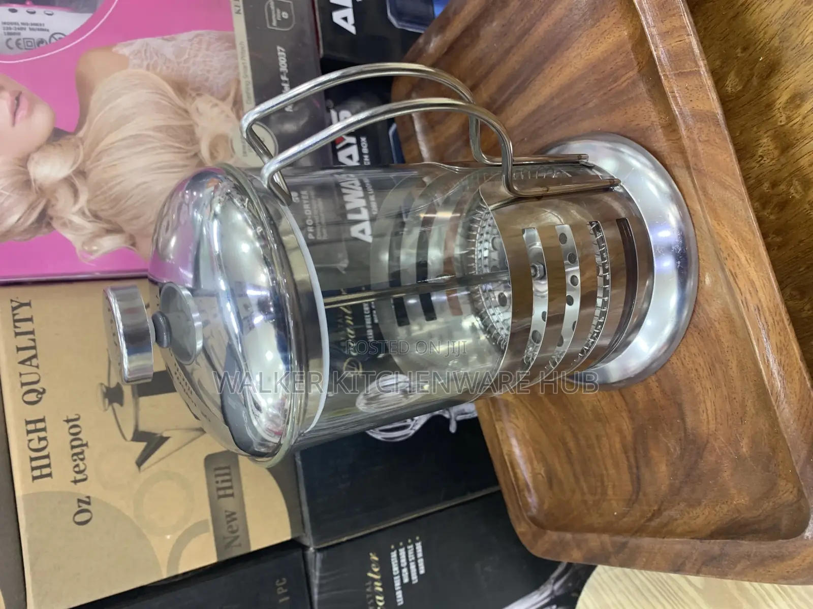 Stainless Steel Glass Coffee Plunger
