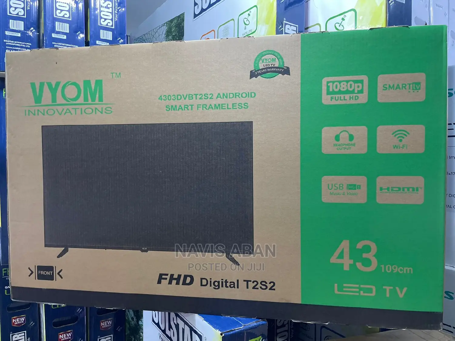 Vyom Digital Tv 43 Inches With Free to Air