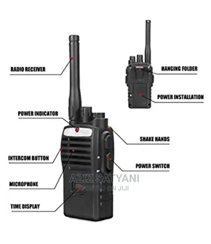 Interphone Short Range Walkie Talkies Two Way Radio