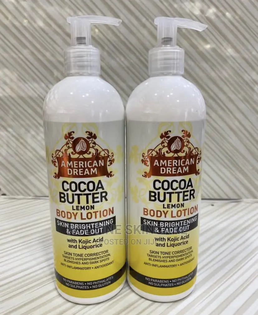 American Dream Cocoa Butter Lotions (Skin Glow, Brightening) in Central