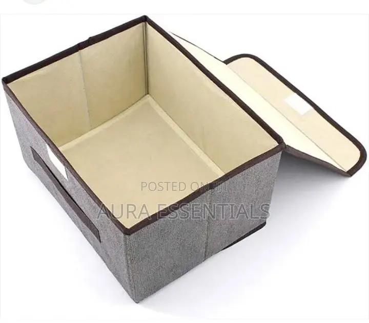 Foldable Storage Box With Lid