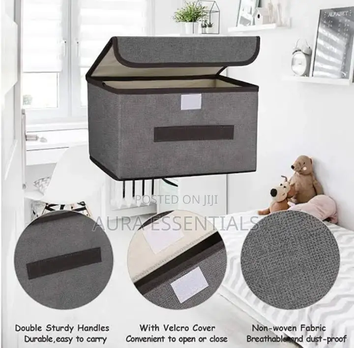 Foldable Storage Box With Lid