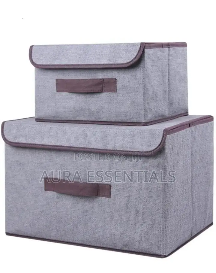 Foldable Storage Box With Lid