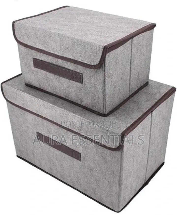 Foldable Storage Box With Lid