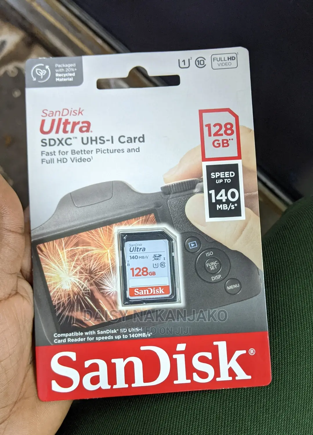 128gb Storage Memory Card for Camera
