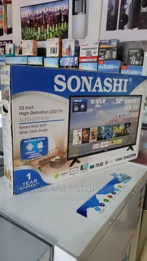 Sonashi 32inch HD LED Smart TV \ Android O.S \\ Sled-3201shd
