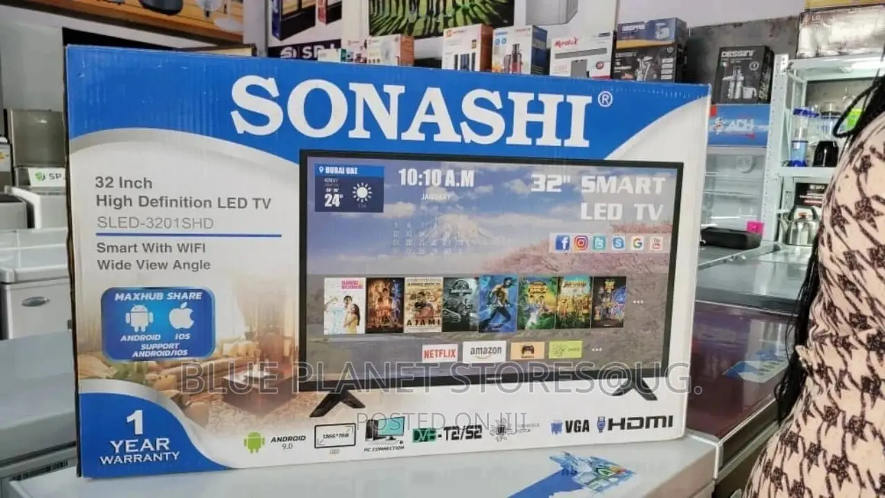 Sonashi 32inch HD LED Smart TV \ Android O.S \\ Sled-3201shd